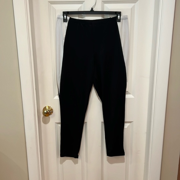 SHEIN Pants - SHEIN Curve, womans, black & white elastic waist jogger/athletic pants. Size 1X.